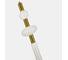 Светильник подвесной ST LUCE Латунь/Золотой, Прозрачный LED 3*3W 3000K SL6117.203.03 2