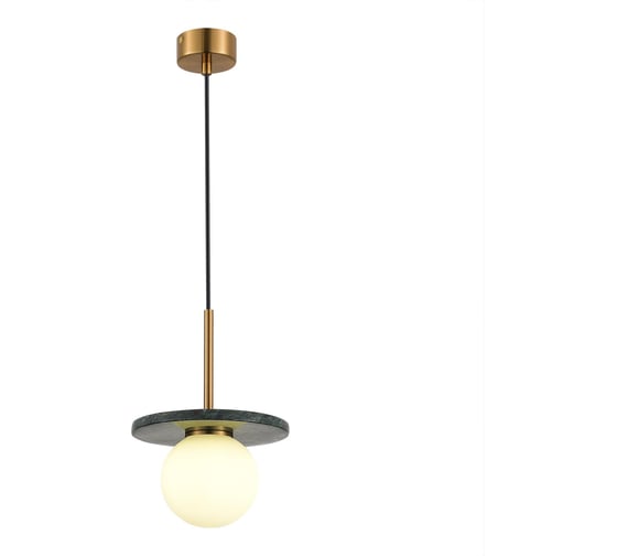 Светильник подвесной ST LUCE Латунь/Латунь, Зеленый G9 1*5W 4000K SL1191.363.01