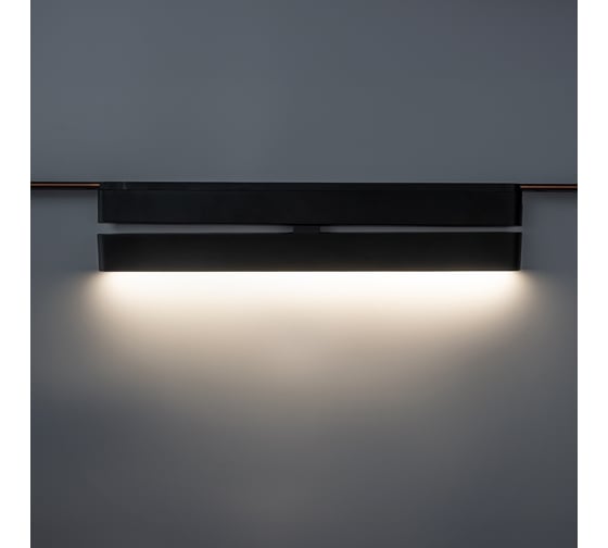 Трековый светодиодный светильник Jazzway MTR16 1118R 18Вт 4000K frost 90 град BL (чёрный) IP20 низковольтный 5056930