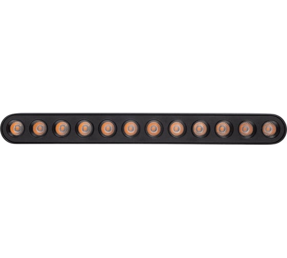 Трековый светодиодный светильник Jazzway MTR16 1212 12Вт 3000K spot 36 град BL (чёрный) IP20 низковольтный 5056299