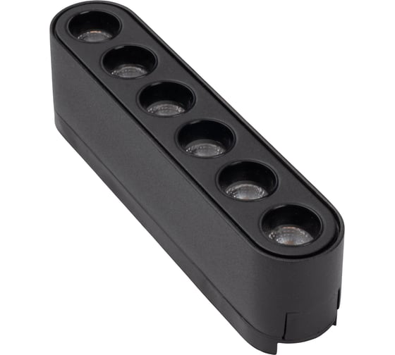 Трековый светодиодный светильник Jazzway MTR16 1206 6Вт 3000K spot 36 град BL (чёрный) IP20 низковольтный 5056251