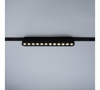 Трековый светодиодный светильник Jazzway MTR16 1212 12Вт 4000K spot 36 град BL (чёрный) IP20 низковольтный 5056312