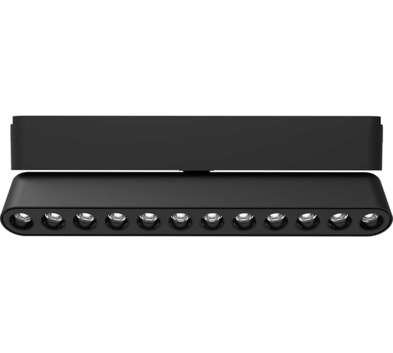 Трековый светодиодный светильник Jazzway MTR16 1312R 12Вт 4000K spot 36 град BL (чёрный) IP20 низковольтный 5057012