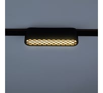 Трековый светодиодный светильник Jazzway MTR16 1406 6Вт 3000K grid 60 град BL (чёрный) IP20 низковольтный 5056374