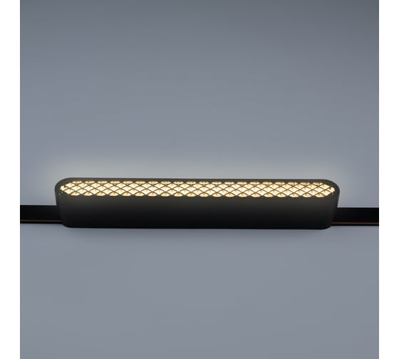 Трековый светодиодный светильник Jazzway MTR16 1412 12Вт 3000K grid 60 град BL (чёрный) IP20 низковольтный 5056411