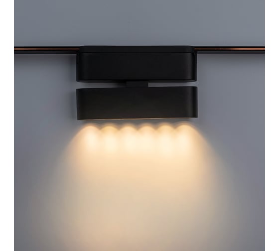 Трековый светодиодный светильник Jazzway MTR16 1306R 6Вт 4000K spot 36 град BL (чёрный) IP20 низковольтный 5056978