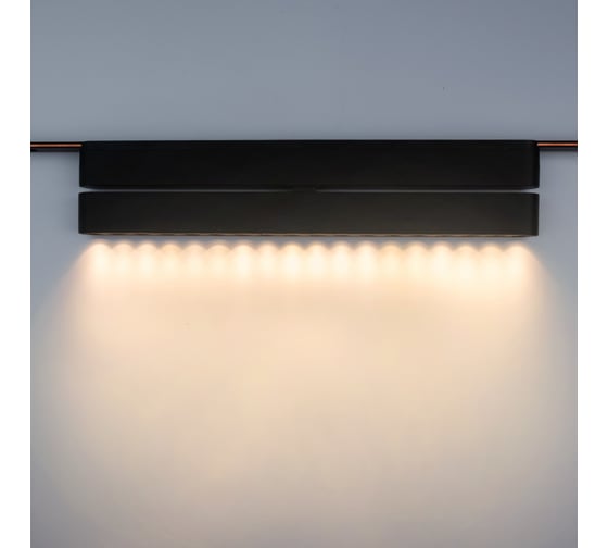 Трековый светодиодный светильник Jazzway MTR16 1318R 18Вт 3000K spot 36 град BL (чёрный) IP20 низковольтный 5057036