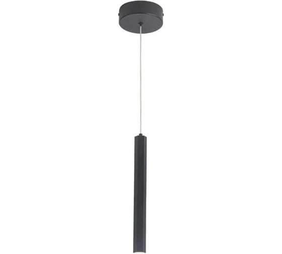 Светильник подвесной ST LUCE Черный/Черный LED 1*6W 4000K ST614.413.06 1