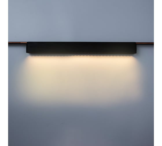 Трековый светодиодный светильник Jazzway MTR16 1418 18Вт 3000K grid 60 град BL (чёрный) IP20 низковольтный 5056459