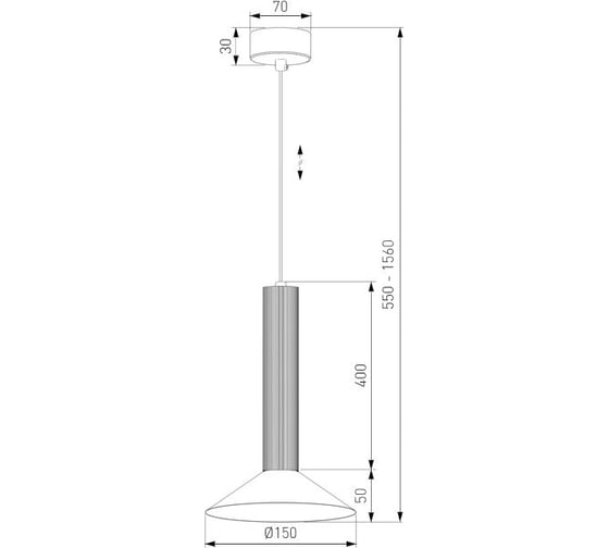 Светильник подвесной светодиодный Elektrostandard Fest 7W 4000K 50315 LED графит a068825