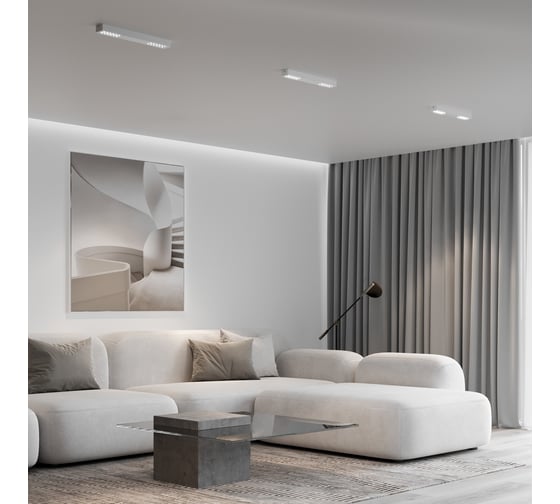 Светильник потолочный светодиодный Elektrostandard Tend 16W 4000K 25115/LED белый a068851