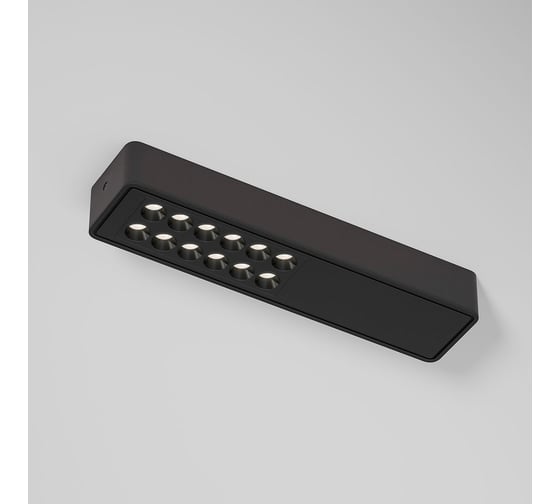 Светильник потолочный светодиодный Elektrostandard Tend 9W 4000K 25114/LED черный a068850 1