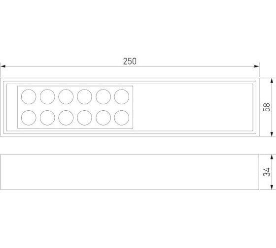 Светильник потолочный светодиодный Elektrostandard Tend 9W 4000K 25114/LED белый a068849