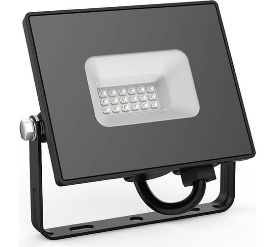 Светодиодный прожектор Gauss Elementary 10W 650lm зеленого свечения IP65 черный 613100610