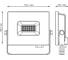 Светодиодный прожектор Gauss Elementary 10W 650lm зеленого свечения IP65 черный 613100610 4