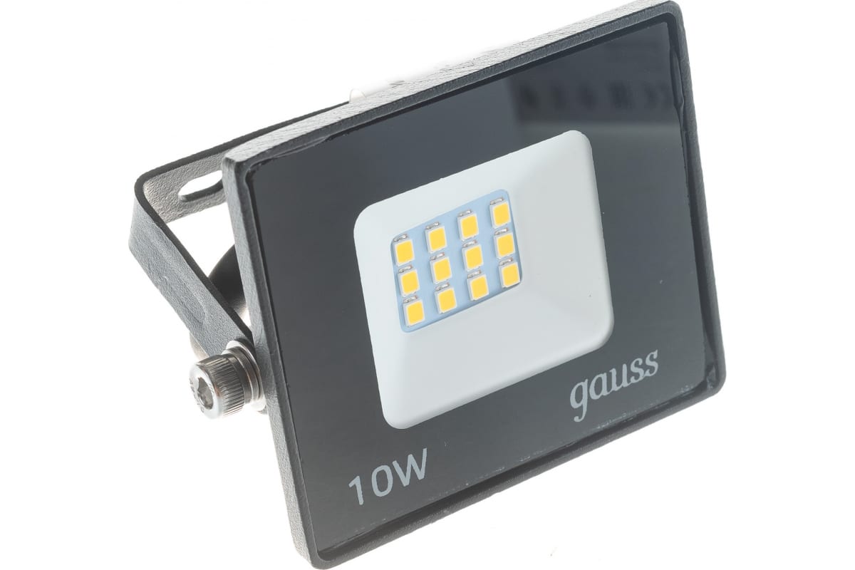 Прожектор Gauss led 10w. Gauss 613100210. Прожектор код