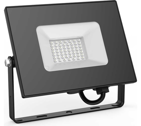 Светодиодный прожектор Gauss Elementary 30W 2000lm зеленого свечения IP65 черный 613100630