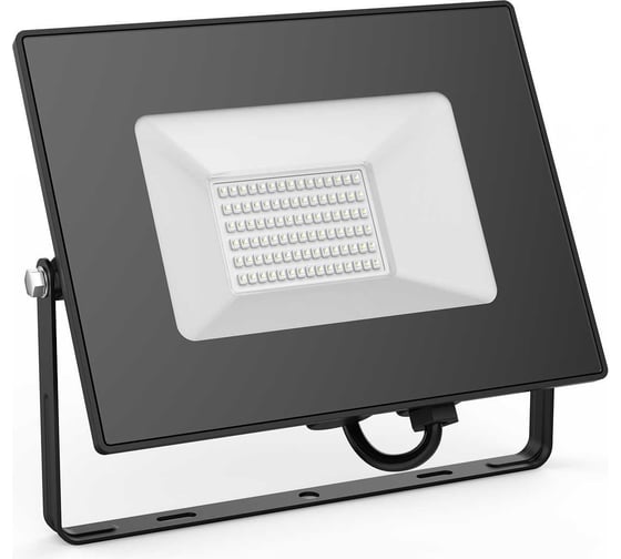 Светодиодный прожектор Gauss Elementary 50W 3200lm зеленого свечения IP65 черный 613100650