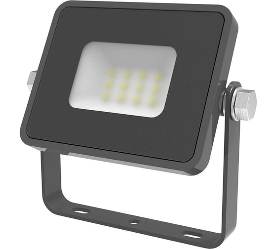 Светодиодный прожектор Gauss Qplus 10W 1050lm 6500K IP65 графитовый 690511310