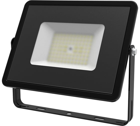 Светодиодный прожектор Gauss Qplus 50W 6000lm 3000K IP65 черный 613511150