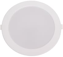 Светильник светодиодный ультратонкий truEnergy круг 15W 4000K 1200Lm D176мм пластик белый 10083