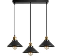 Светильник подвесной truEnergy под лампы 3xE27 IP20 черный металл 21473