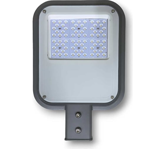 Светильник светодиодный консольный KRASO 50W 453x276x78мм IP67 5000К 7000Лм 85-265В с рег.др. д. консоль 50мм  PB-50 1