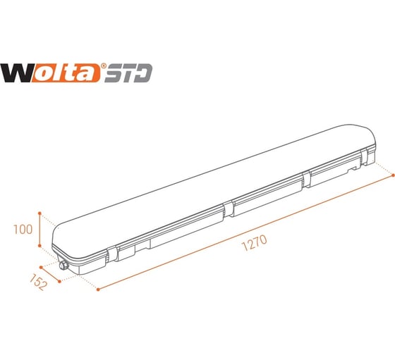 Светильник WOLTA STD LED 32Вт 4000К IP65 Матовый 4100лм ДСП11-32-001-4К