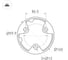Светильник Arlight LGD-FRESNEL-BOLL-H1200-20W Warm3500-MIX 1шт 047688 5