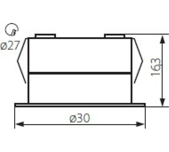 Потолочный герметичный светильник KANLUX IMBER LED NW/ 23520