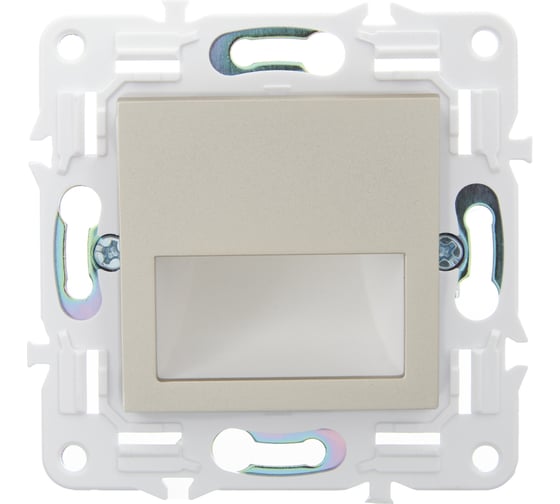 Подсветка LED IEK SKANDY встраиваемая SK-L01Sh шампань SK-FL20-K37