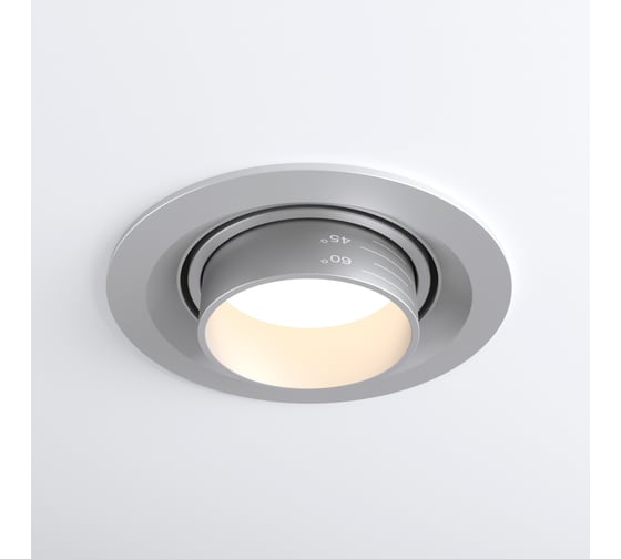 Встраиваемый светильник Elektrostandard 9919 LED, 10W, 4200K, серебро a052461