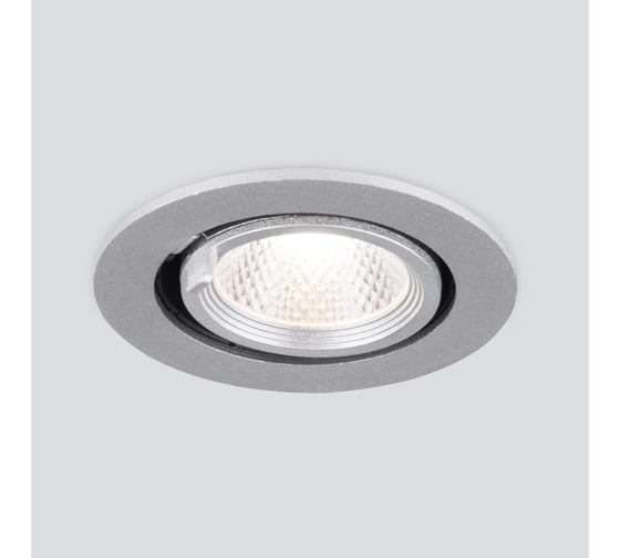 Встраиваемый светильник Elektrostandard 9918 LED, 9W, 4200K, серебро a052457