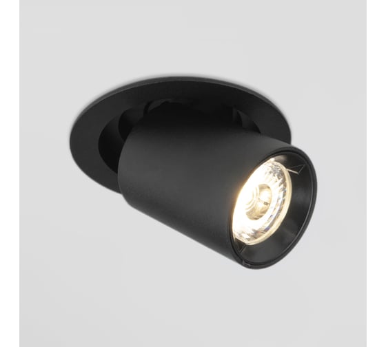 Встраиваемый светильник Elektrostandard 9917 LED, 10W, 4200K, черный матовый a052449