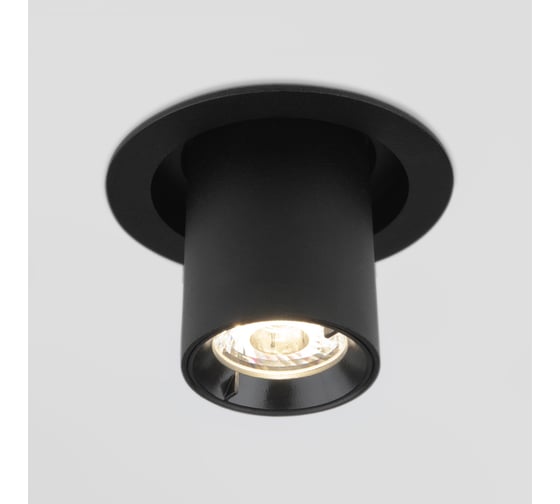 Встраиваемый светильник Elektrostandard 9917 LED, 10W, 4200K, черный матовый a052449