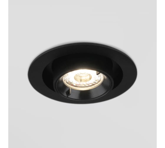 Встраиваемый светильник Elektrostandard 9917 LED, 10W, 4200K, черный матовый a052449