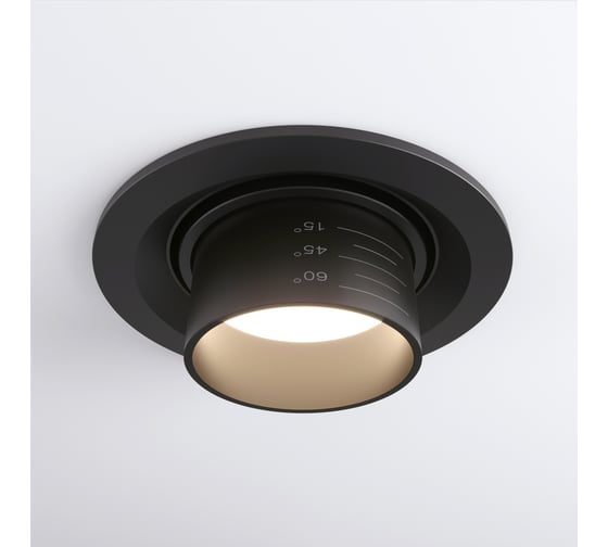 Встраиваемый светильник Elektrostandard 9920 LED, 15W, 4200K, черный a052478