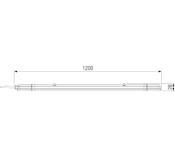 Стационарный светодиодный светильник Elektrostandard LTB71 LED 36W 4000К Белый a052845