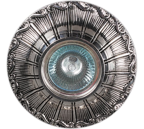 Встраиваемый светильник Sneha 6010/D MR16 SL+BK 1