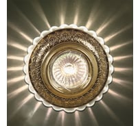 Встраиваемый светильник Sneha 6143/D-A MR16 GD+BK