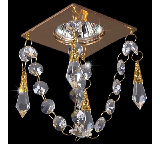Встраиваемый светильник Sneha 2443/CT MR16 GD/CL 1