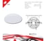 Встраиваемый светодиодный светильник ReLuce 70605-9.0-001OL LED18W WH 4000K 5