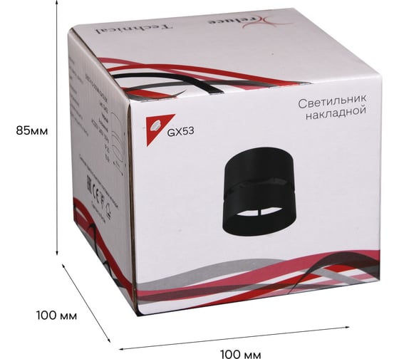 Накладной точечный светильник ReLuce 53017-9.5-001MN GX53 BK