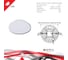 Встраиваемый светодиодный светильник ReLuce 70605-9.0-001OL LED12W WH 4000K 6