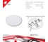 Встраиваемый светодиодный светильник ReLuce 70603-9.0-001OL LED16W WH 4000K 6