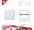 Встраиваемый светодиодный светильник ReLuce 70604-9.0-001OL LED16W WH 4000K 6