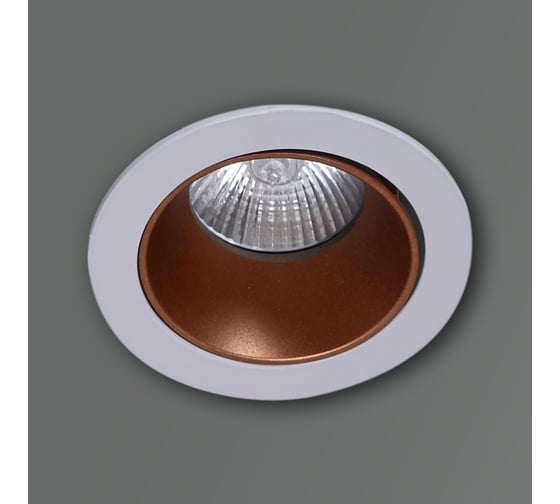 Встраиваемый светильник ReLuce 16085-9.0-001PT MR16 WT+ROSE GD