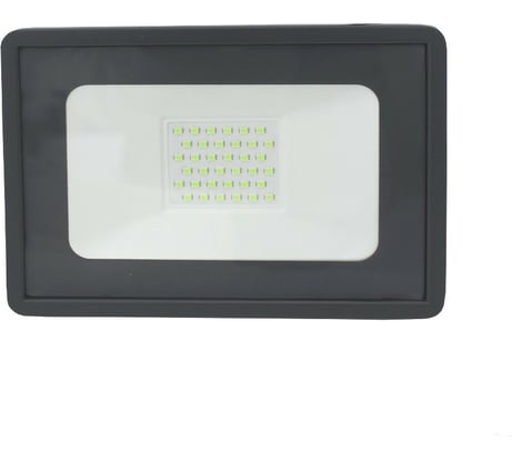 Прожектор светодиодный Фарлайт СДО 50Вт 6500К IP65 зеленый свет серый корпус. FAR002113