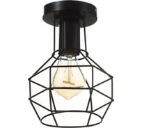 Люстра BayerLux Ортико 1x60Вт E27 черный 13x13x23 см 4438540