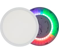 Светильник светодиодный Apeyron SPIN, 28Вт, 2240лм, DIM, 3000-6500К,RGB подсветка, IP40, круг, белы 18-140